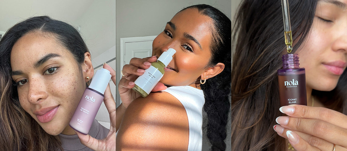 Face serums and treatments for targeted skin care and hydration