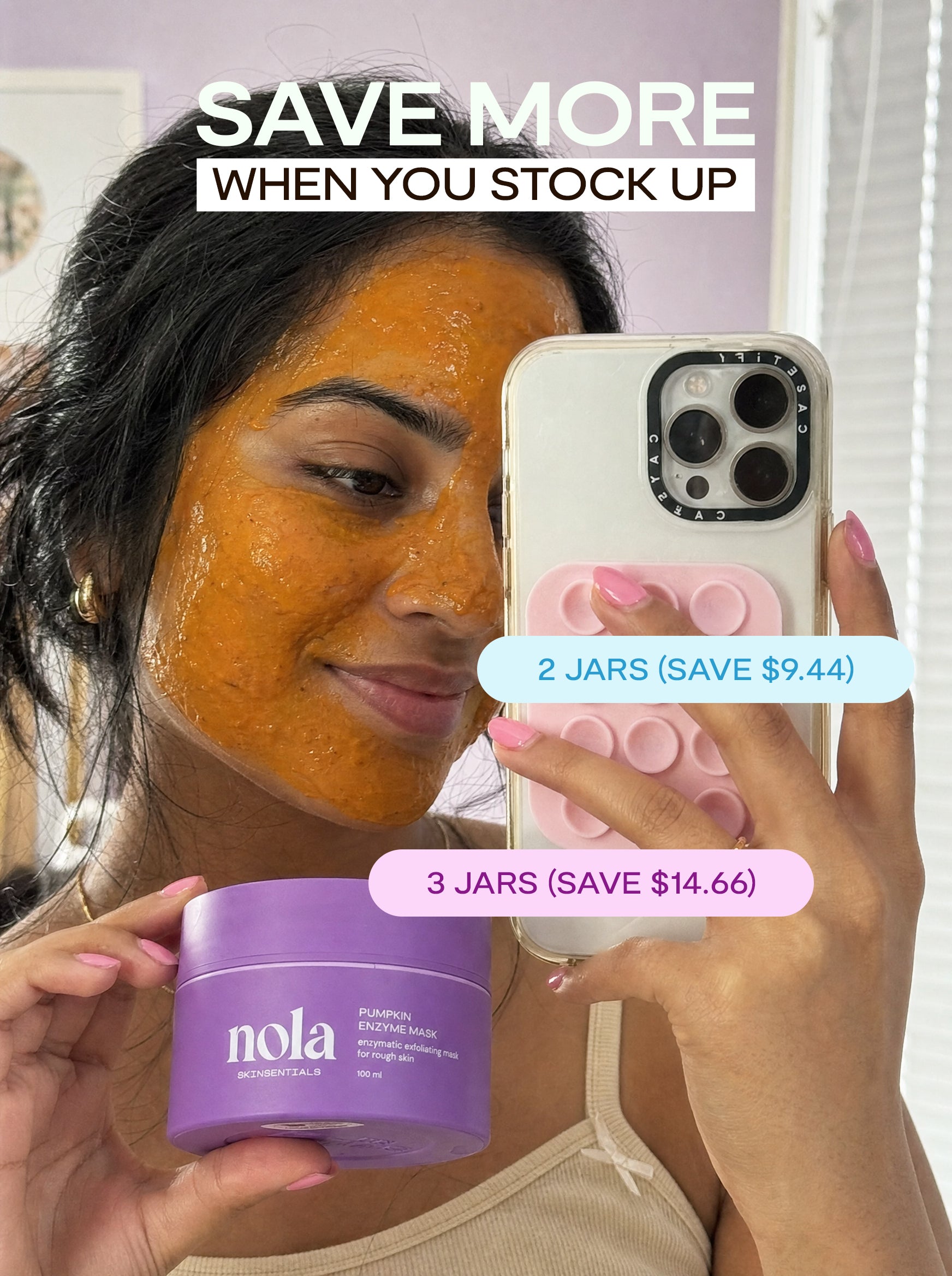 Pumpkin Enzyme Mask – Exfoliating Face Mask | Nola Skinsentials