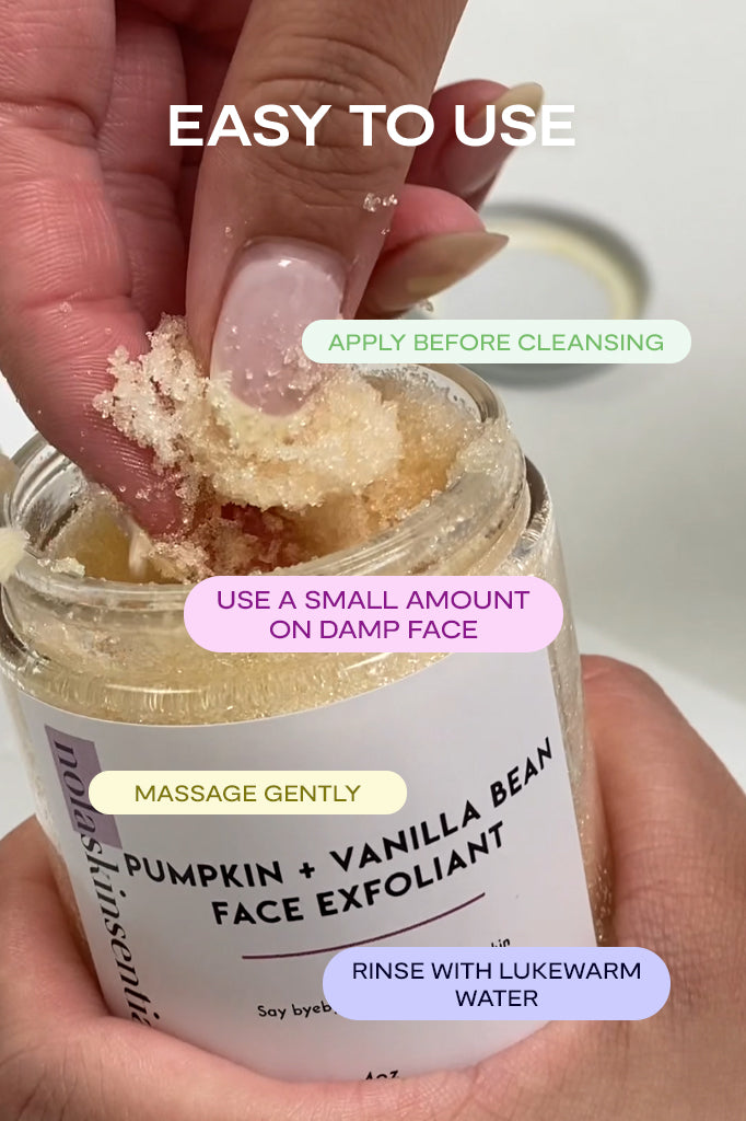 Pumpkin & Vanilla Bean Face Exfoliant