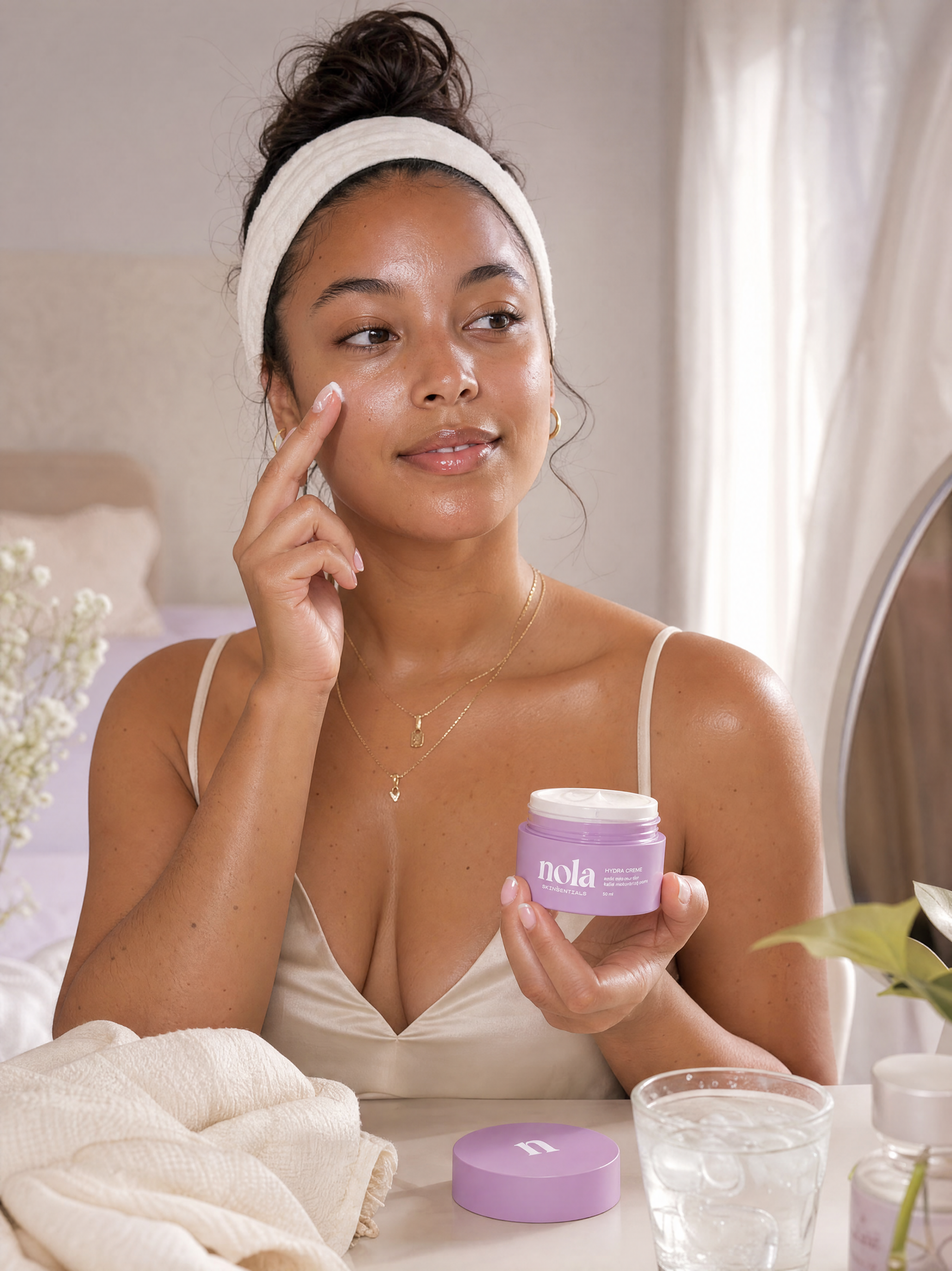 フェイスジェル・ゲル smilenao Nolaskinsentials Hydra Creme - Daily Face Moisturizer for All Skin