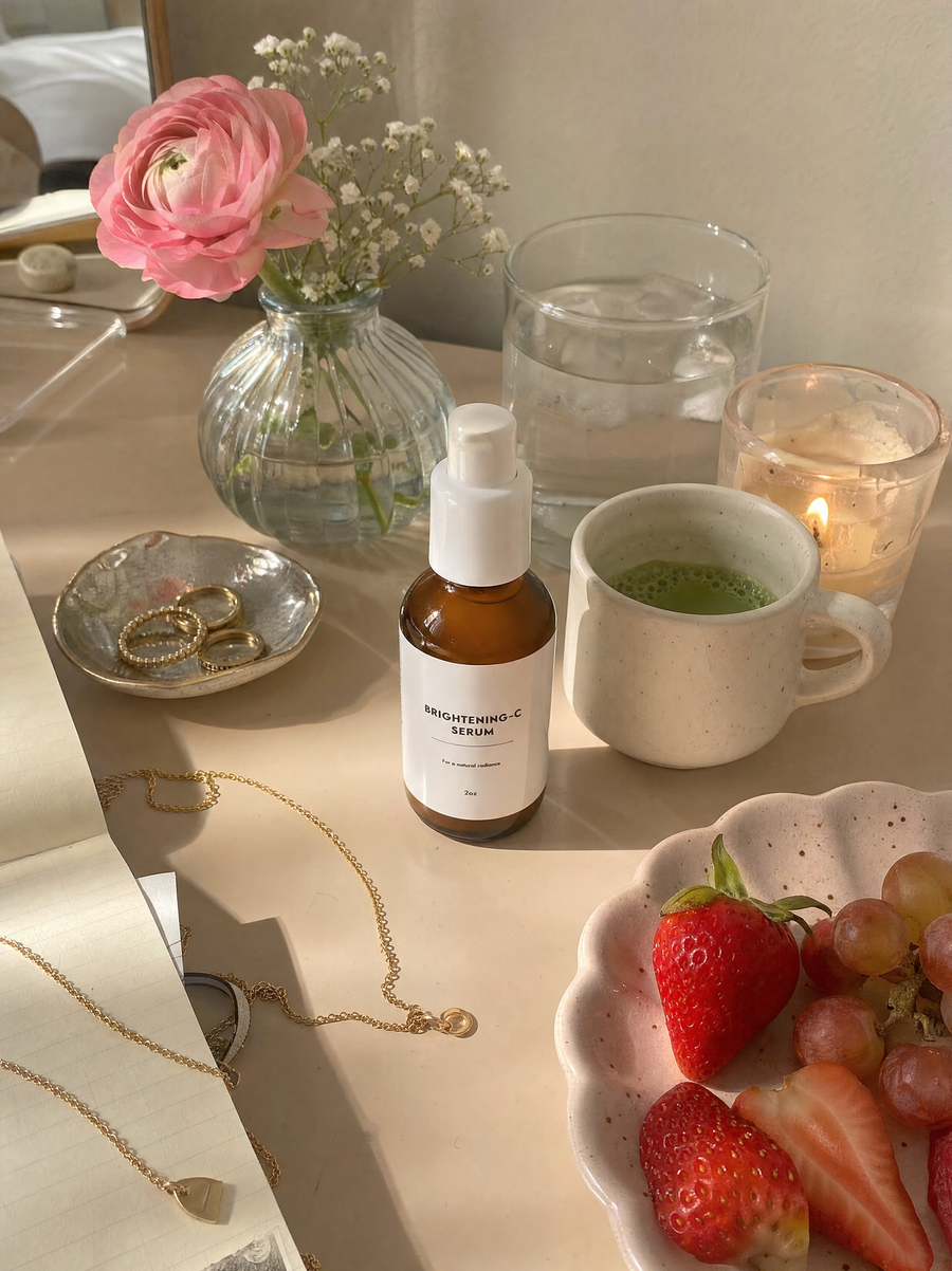Brightening-C Serum, 10 percent vitamin C, vegan and handcrafted