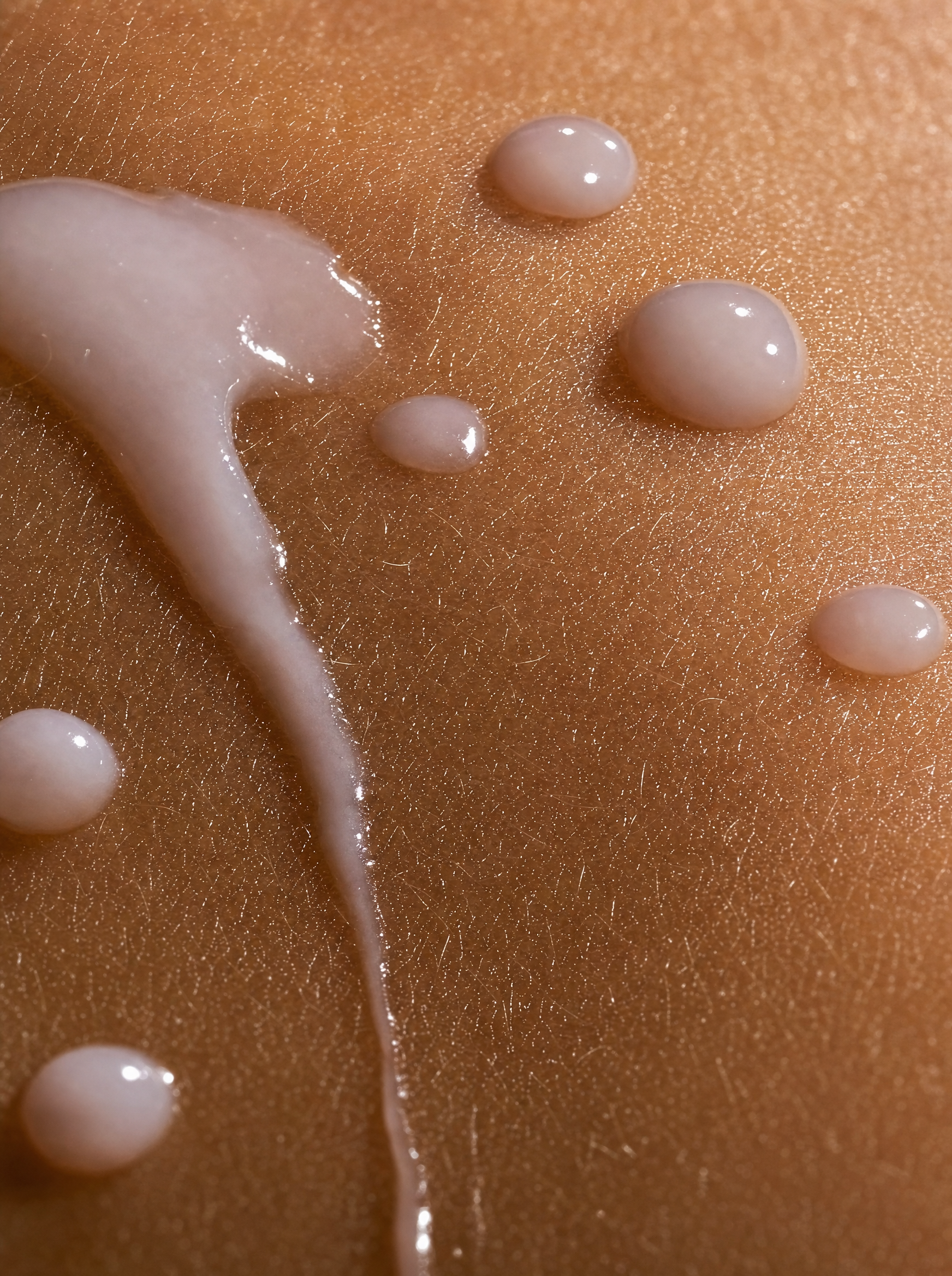Hydra Hottie Serum texture swatched on skin showing its lightweight milky consistency